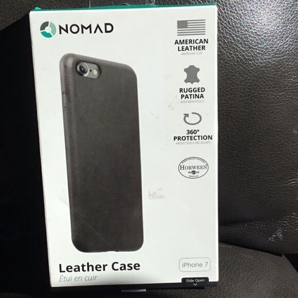 Nomad Horween Leather Case iPhone 7 Case (F) - Picture 1 of 7
